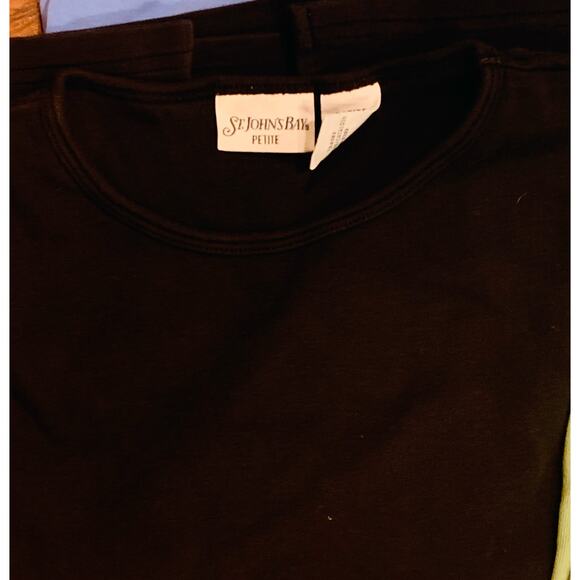 St Johns Bay Womens Tops Large XL Lot Of 6 Petite Knit T Shirt Turtle Neck - Picture 6 of 16
